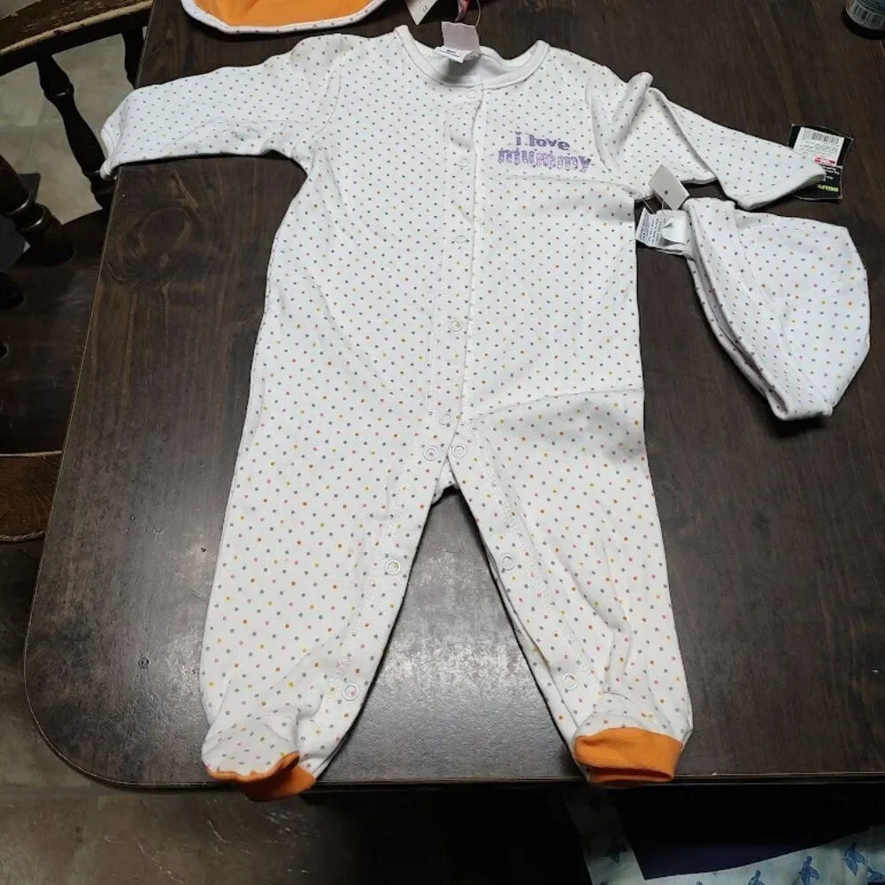 New Target Halloween  I Love Mummy 3 Piece Outfit Girl's 6 Month